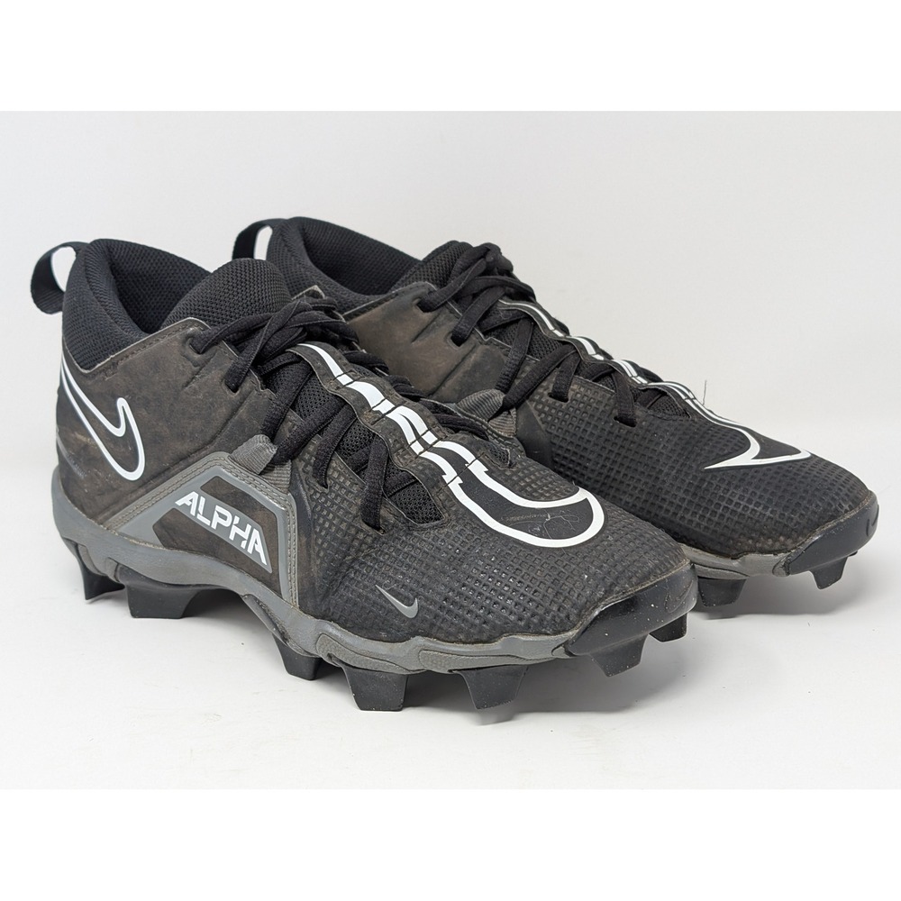 Nike Alpha Menace 3 Shark Football Cleats Black Anthracite CV0584-010 Mens 7 - Picture 2 of 6